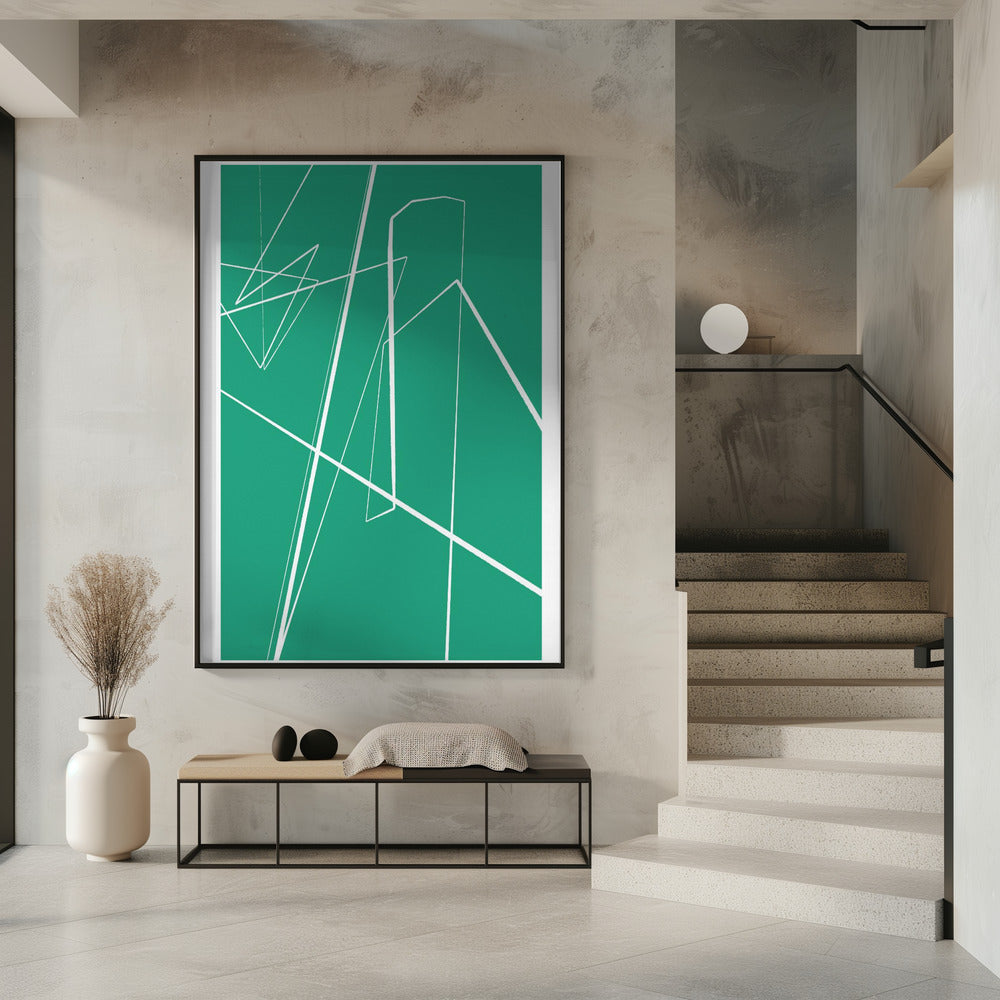 Angular Lines No 8 Poster